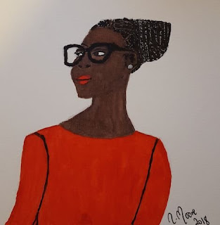 Women of Colour Portraiture in Mixed Media