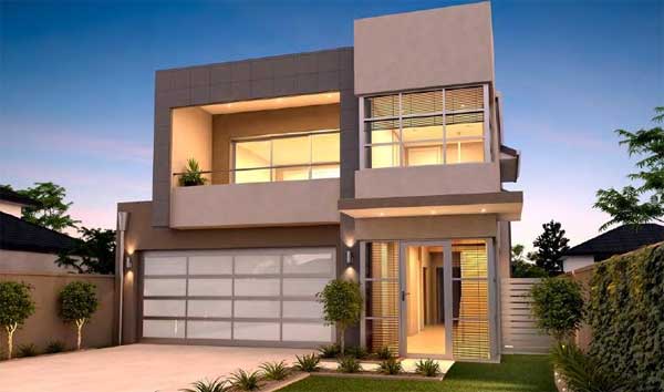 Contoh Desain Rumah Minimalis  2 Lantai