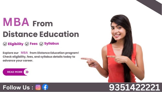 MBA Distance Education – Eligibility, Fees, Syllabus