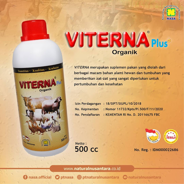 VITERNA PLUS - Vitamin Ternak Organik Nasa Original Untuk Penggemukan Hewan Ternak Anda 083116678585