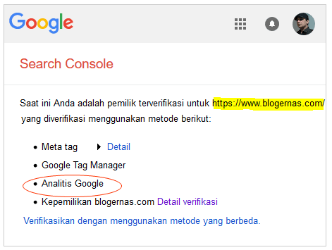 Cara Mengetahui Verifikasi Google Analytics sudah Berhasil