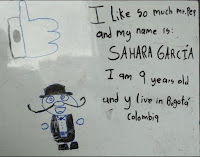 Dibujo de Mr Pea. de nuestra seguidora Sahara García
