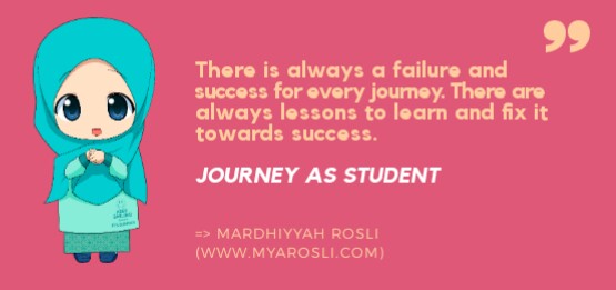 Journey as a student