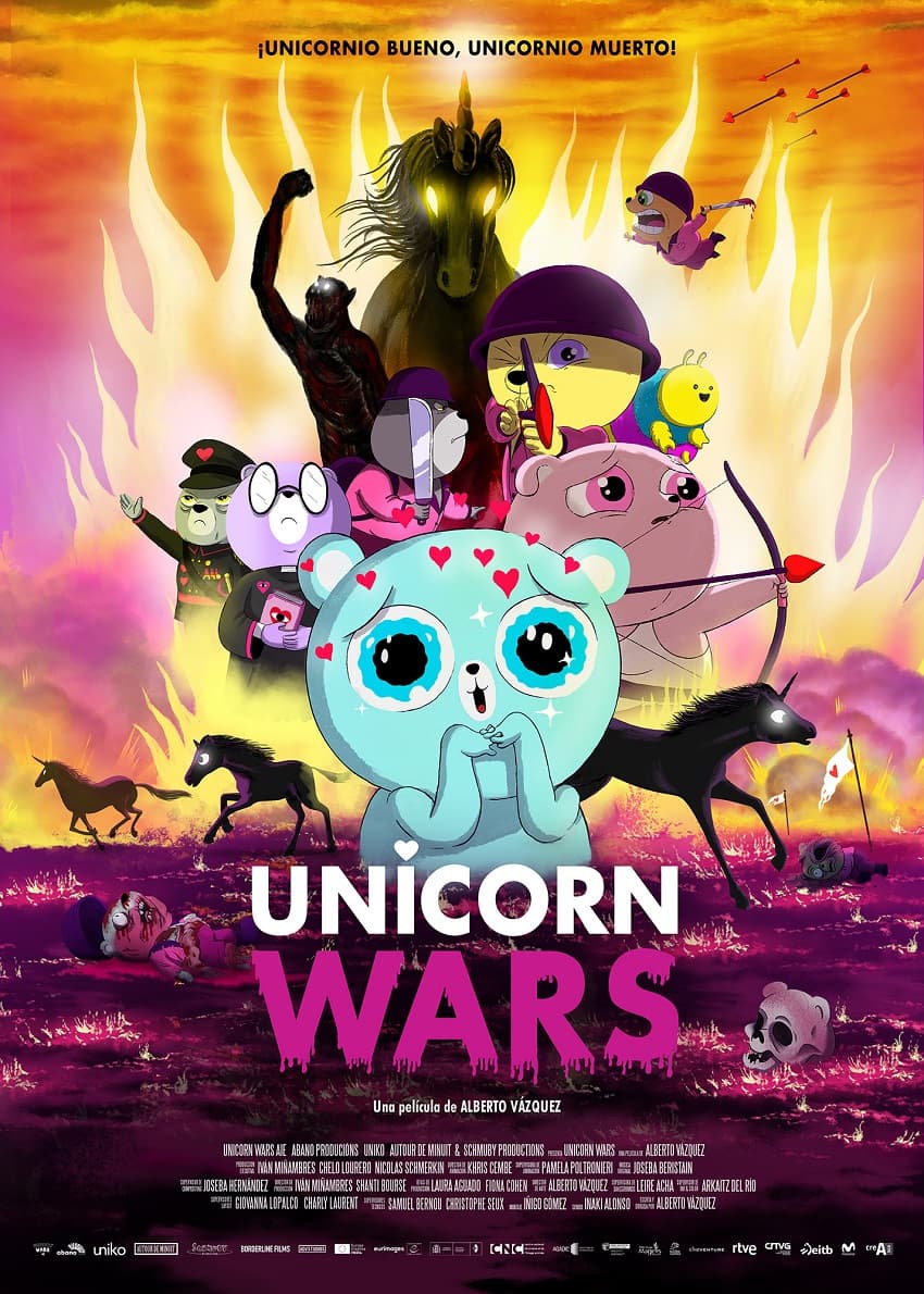 Постер взрослого мультфильма Unicorn Wars («Война единорогов») - 02