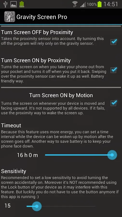 Gravity Screen Pro