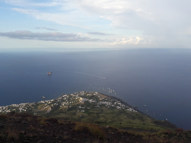 Stromboli Ascension vue île