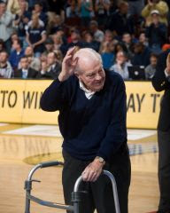 Jack honored in front of 19,000 fans at a Villanova Syracuse basketball game for his National Coaches Hall of Fame induction