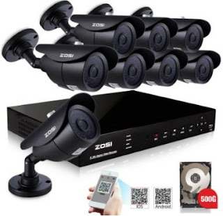 ZOSI 8 CH DVR Home Security System 8PCS 960H 900TVL CCTV Waterproof Camera review
