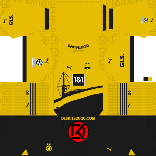 Borussia Monchengladbach DLS Kits 2022 - Dream League Soccer Kits