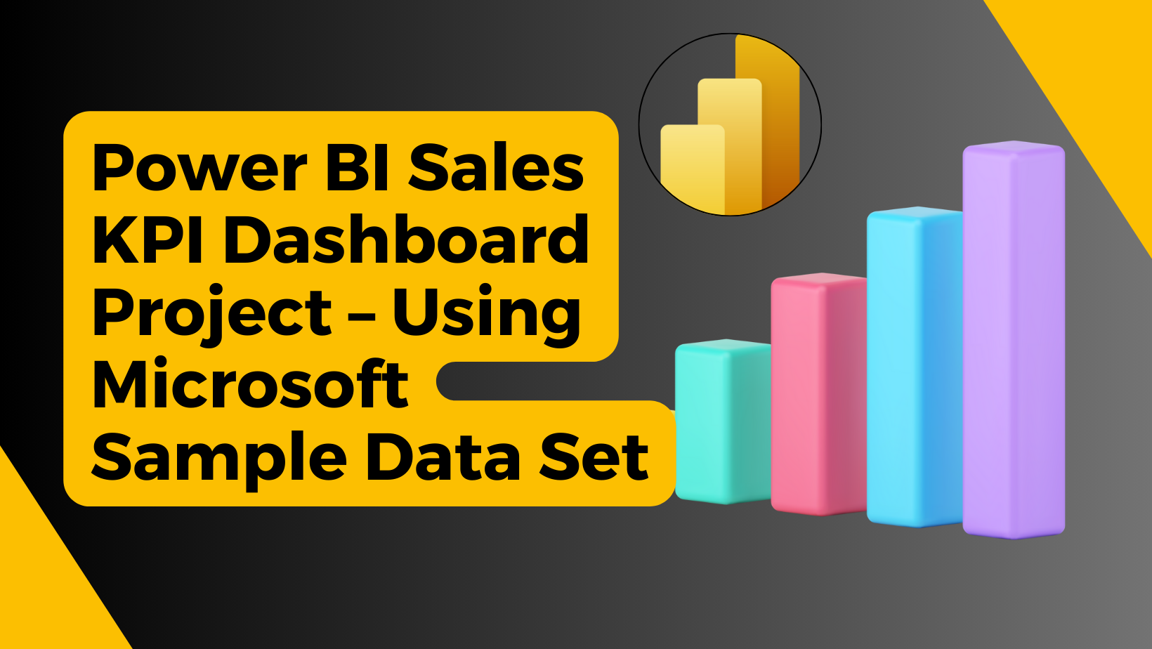 Power BI Sales KPI Dashboard Project – Using Microsoft Sample Data Set