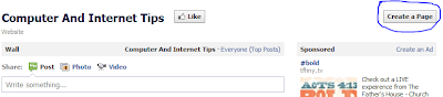 create facebook page