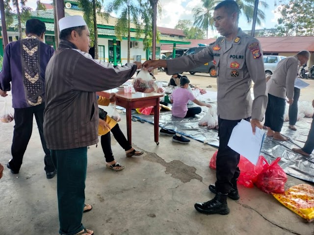 Hari Raya Idul Adha 1444 H, Polres Paser Salurkan Daging Kurban Untuk Masyarakat 