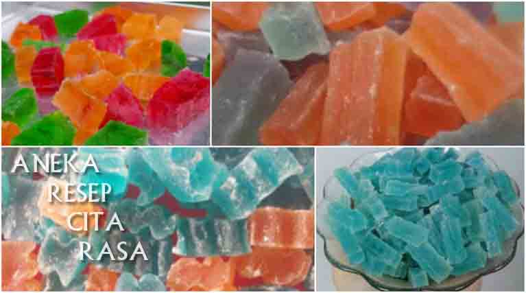 Resep Jelly Candy Home Made Ala Permen Yupy !! Permen Favorit Anak 90an !