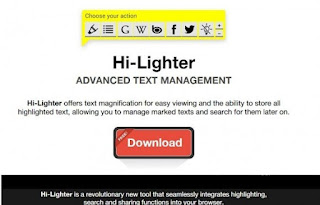 a screenshot of Hi-Lighter official site