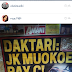 Alichoandika Ray C Instagram baada ya gazeti la AMANI kutoka na kichwa cha habari "DAKTARI: JK MUOKOE RAY C!..atahadhariswha kuchanganya madawa......."