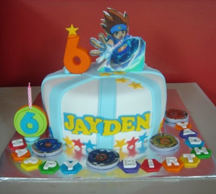 Beyblade Birthday Cake on Yochana S Cake Delight   Beyblade For Jayden