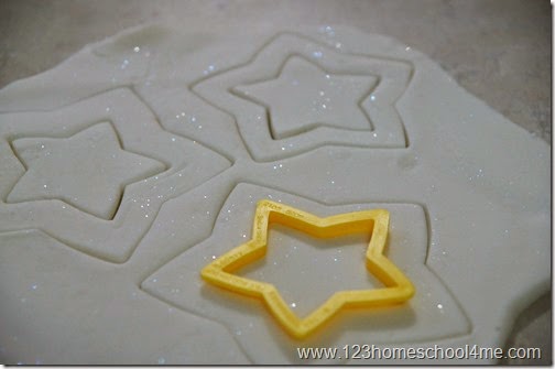 Homemade White Clay for Chrsitmas Ornaments