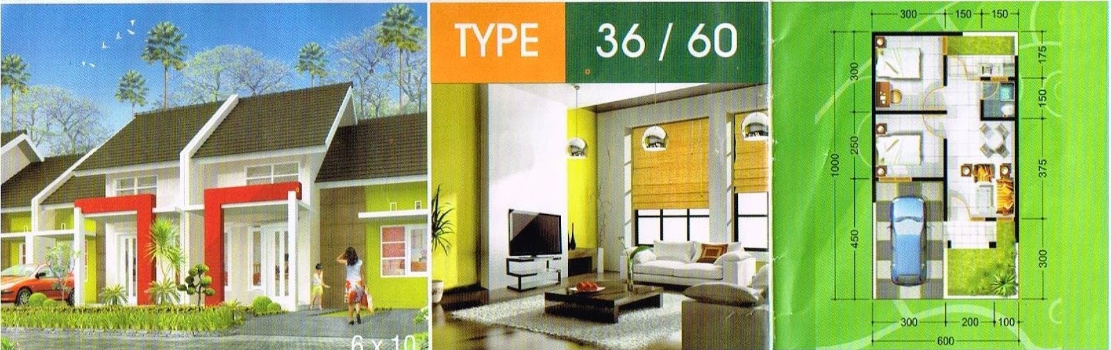 Desain Rumah Minimalis Type 36 Luas Tanah 60 Desain Rumah Minimalis