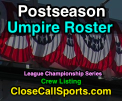 mlb postseason umpire assignments 2023