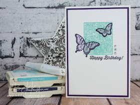 Beautiful Butterfly Birthday Card - Fast and Fabulous to make - get the supplies here