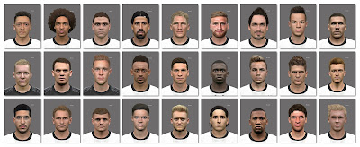 PES 2016 FACEPACK GERMANY EURO 2016 (27 Players) 