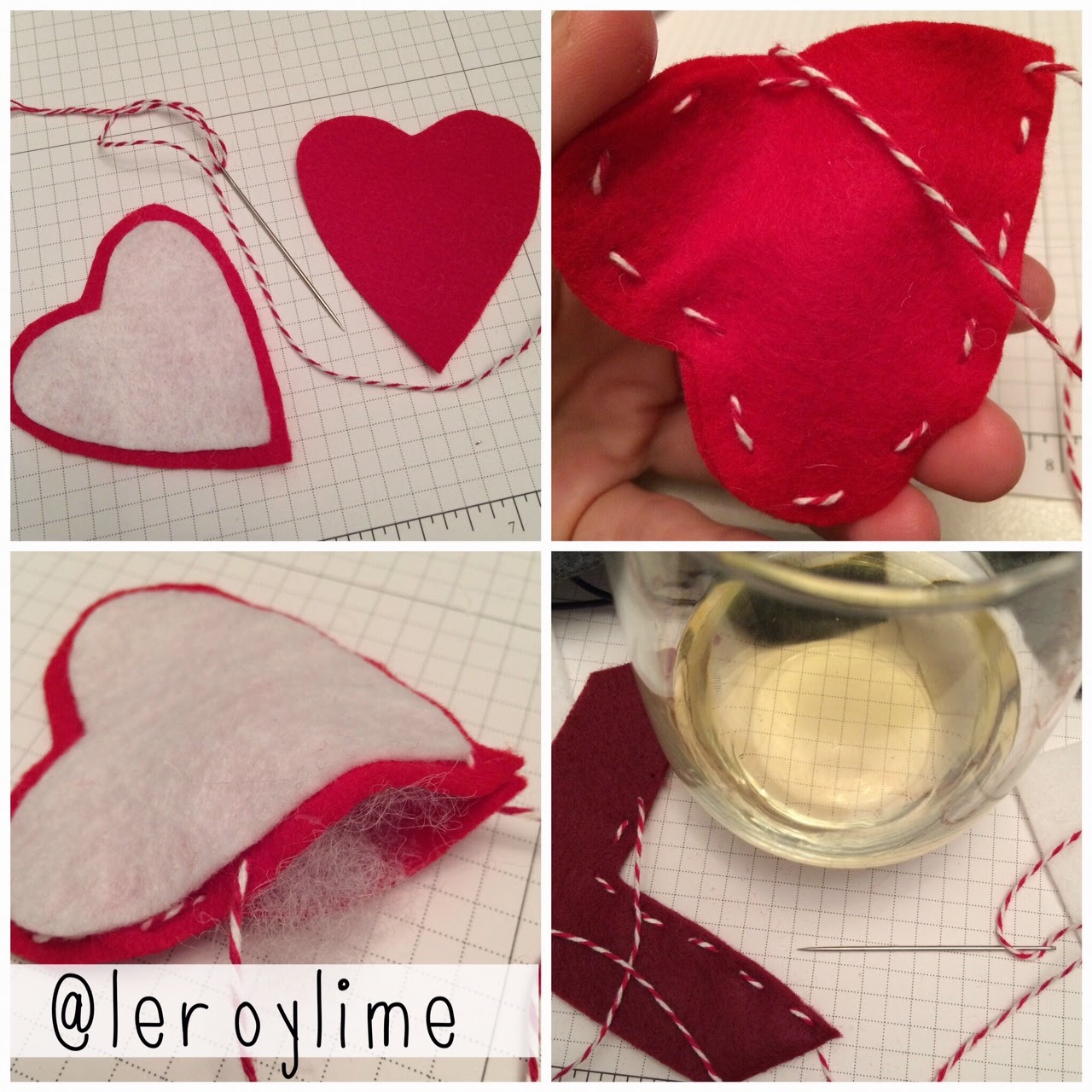 LeroyLime: DIY Felt Valentine Decor