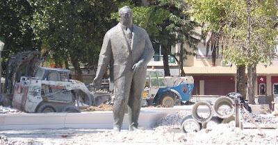 Foto: O regresso da estátua de Alfredo da Silva