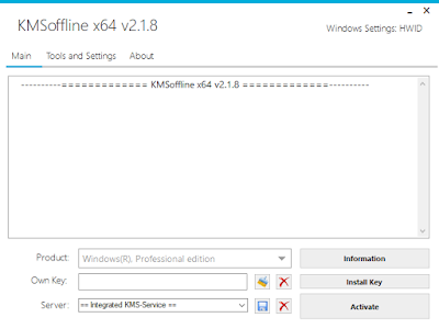 KMSOffline 2.1.8 Final (Windows & Office Activator)