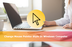 How to change the mouse pointer in windows computer
