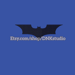Batman Symbol Embroidery Design