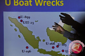 TNI Angkatan Laut temukan kapal Selam U-Boat Nazi di Laut Jawa