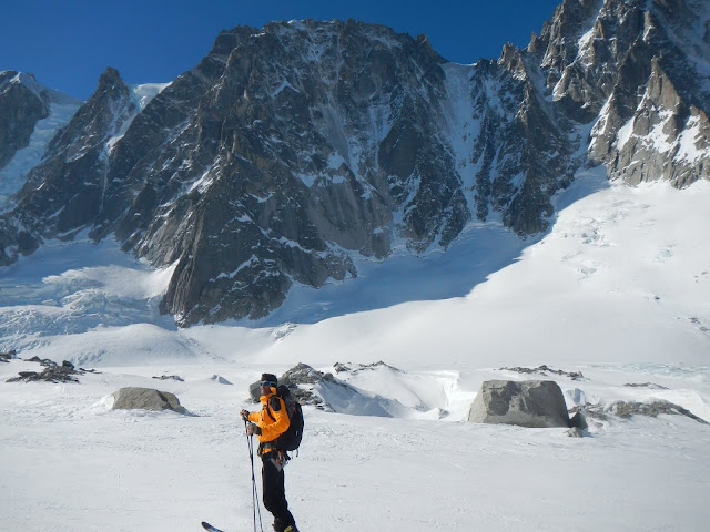 Ski de rando  au Col du Tour Noir manu Ruiz