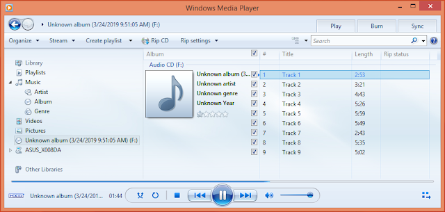 Cara Copy CD Audio ke Komputer dengan CD-Ripping