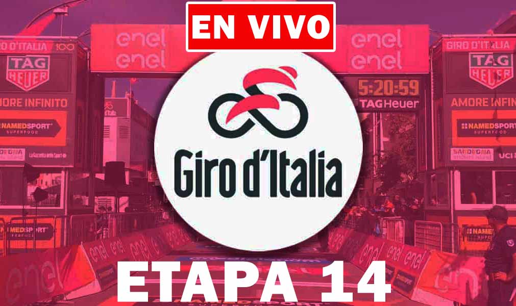 Etapa 14 del Giro de Italia EN VIVO GRATIS.