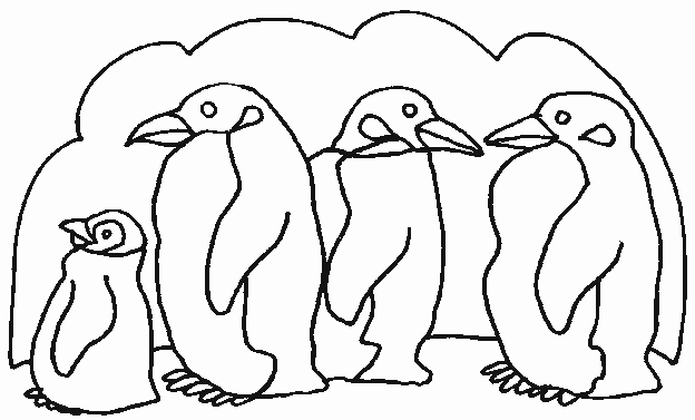 Desene Imagini De Colorat Pinguini Pinguin Plansa De Colorat Imagini