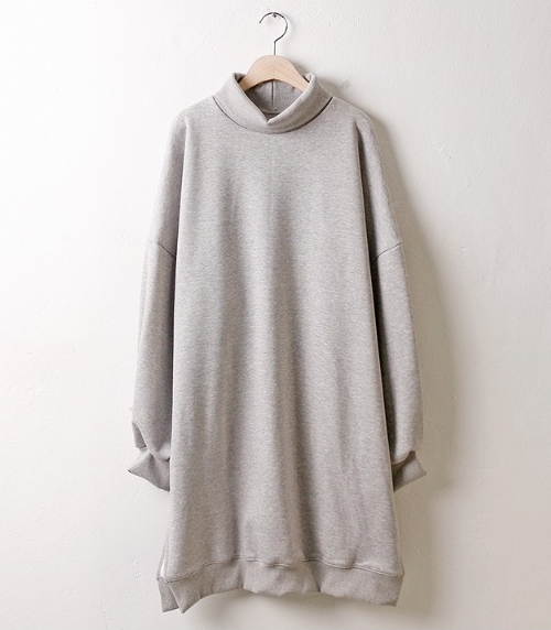 High Neck Pullover Dress