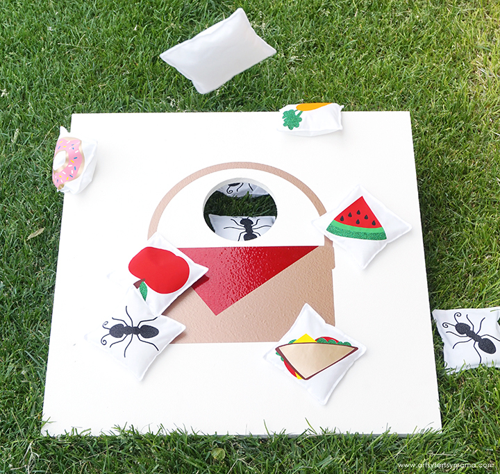 DIY Picnic Beanbag Toss Game