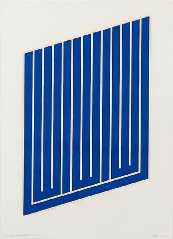 Donald Judd woodblock prints