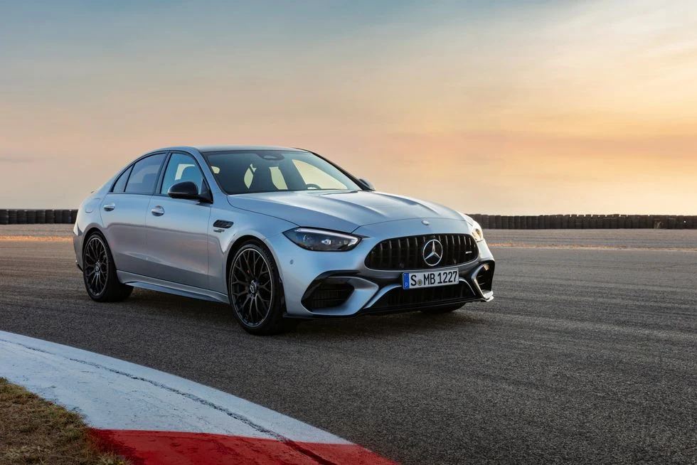 2024 Mercedes-AMG C63 Drops Four Cylinders but Gains a Hybrid