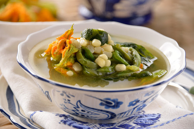 COMIDA PREHISPÁNICA...SOPA DE MILPA DE TLAXCALA!!!