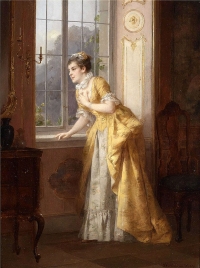 Подборка картин Женщина в желтом