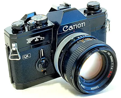 Canon FTb QL, Top Oblique