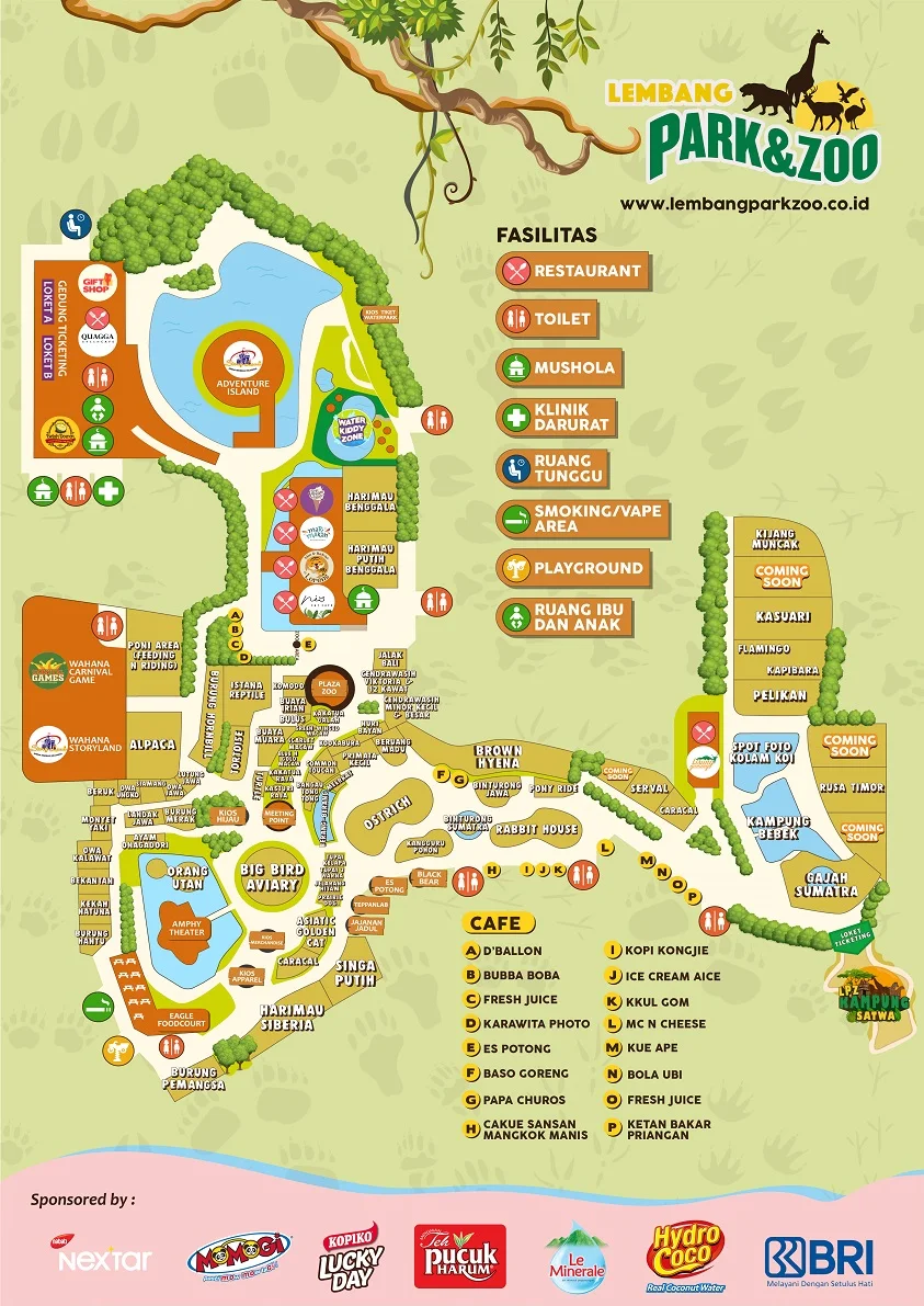 Lembang Park Zoo Maps