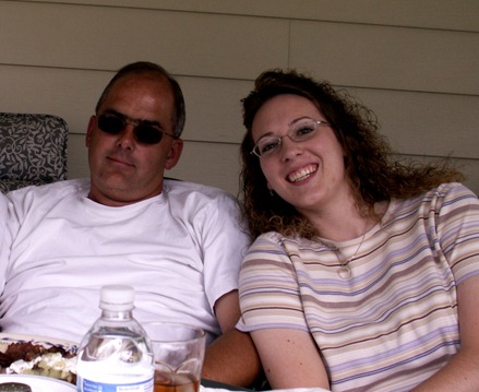 wally and andrea, Fahters Day 2007