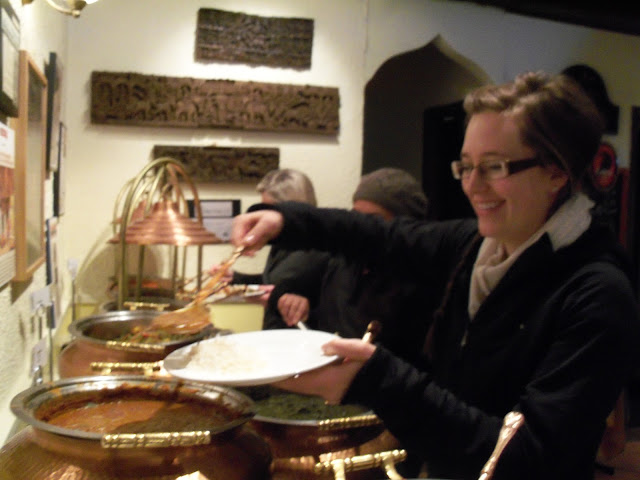 Crew Eats at Sahib's in Montreal, Canada