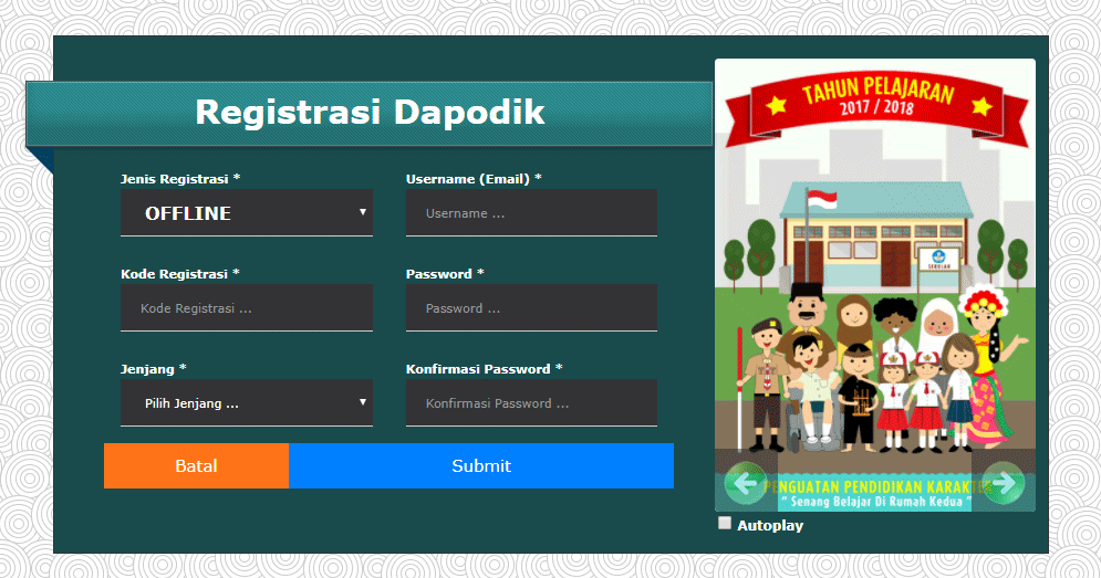 Cara Registrasi Dapodik 2018 beserta Link Unduhan Prefill ...