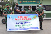 PT Sambu Group Berikan 200 Paket Sembako Kepada Kodim 0314/Inhil Untuk Pelaksanaan Vaksinasi Booster
