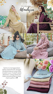 Koleksi Alwa Hijab Terbaru Dress Set Almahyra