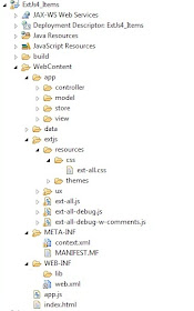 ExtJs 4 MVC Architecture tutorial using Java Servlets