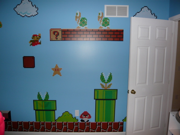 Super Mario Bedroom Decor